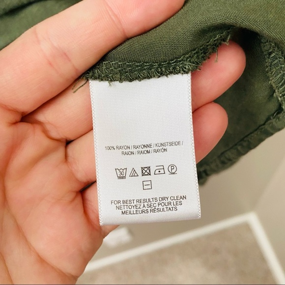 Postmark by Anthro. Short Sleeve Top Green Sz Medium - Picture 5 of 9